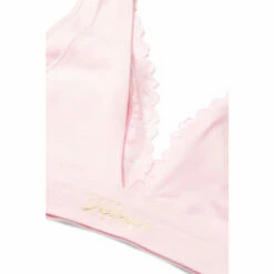 Victoria’s Secret Victoria's Secret Babydoll Pink Cotton Lace Trim Unlined Bralette -Victoria's Secret Shop unnamed file 3632
