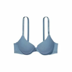 Victoria’s Secret Victoria's Secret Faded Denim PushUp Perfect Shape Ribbed Cotton Bra -Victoria's Secret Shop unnamed file 3642