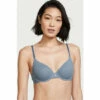 Victoria’s Secret Victoria's Secret Faded Denim Blue Smooth Lightly Lined T-Shirt Bra