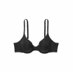 Victoria’s Secret Victoria's Secret Black Smooth Logo Strap Lightly Lined T-Shirt Bra -Victoria's Secret Shop unnamed file 3680