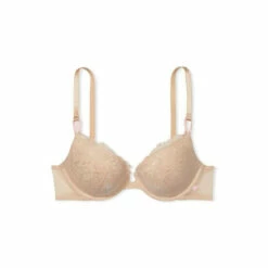 Victoria’s Secret Victoria's Secret Champagne Nude Lace Push Up T-Shirt Bra -Victoria's Secret Shop unnamed file 3694