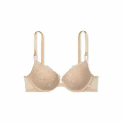 Victoria’s Secret Victoria's Secret Champagne Nude Lace Push Up T-Shirt Bra -Victoria's Secret Shop unnamed file 3695