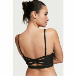 Victoria’s Secret Victoria's Secret Black Smooth Strappy Back Non Wired Medium Impact Sports Bra -Victoria's Secret Shop unnamed file 3727