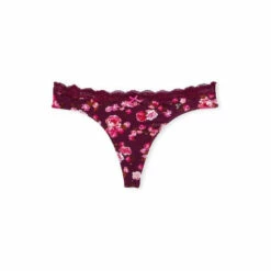 Victoria’s Secret Victoria's Secret Lace Trim Thong Panty -Victoria's Secret Shop unnamed file 377