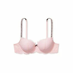 Victoria’s Secret Victoria's Secret Angel Pink Lace Lightly Lined Demi Bra -Victoria's Secret Shop unnamed file 3778