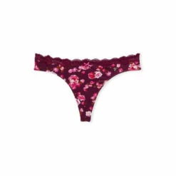 Victoria’s Secret Victoria's Secret Lace Trim Thong Panty -Victoria's Secret Shop unnamed file 378