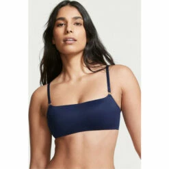 Victoria’s Secret Victoria's Secret Ensign Navy Blue Smooth Lightly Lined Non Wired Lounge Bra