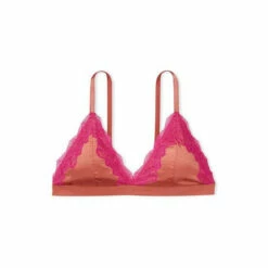 Victoria’s Secret Victoria's Secret Canyon Rose Pink Satin Lace Triangle Bralette 5 Victoria’s Secret Victoria's Secret Canyon Rose Pink Satin Lace Triangle Bralette -Victoria's Secret Shop unnamed file 3837