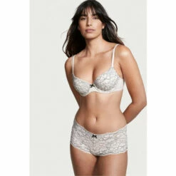 Victoria’s Secret Victoria's Secret Coconut White Lace Lightly Lined Demi Bra -Victoria's Secret Shop unnamed file 3847