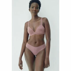 Victoria’s Secret Victoria's Secret Vintage Rose Pink Smooth Lightly Lined Plunge Non Wired Bra -Victoria's Secret Shop unnamed file 3894