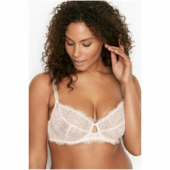 Victoria’s Secret Victoria's Secret Coconut White Lace Full Cup Unlined Bra