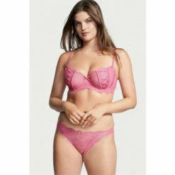 Victoria’s Secret Victoria's Secret Dahlia Pink Lace Unlined Balcony Bra -Victoria's Secret Shop unnamed file 3922