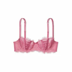 Victoria’s Secret Victoria's Secret Dahlia Pink Lace Unlined Balcony Bra -Victoria's Secret Shop unnamed file 3923