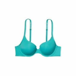 Victoria’s Secret Victoria's Secret Water Park Blue Smooth Logo Strap Full Cup Push Up T-Shirt Bra -Victoria's Secret Shop unnamed file 3969