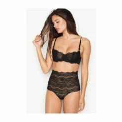 Victoria’s Secret Victoria's Secret Black Lace Unlined Balcony Bra