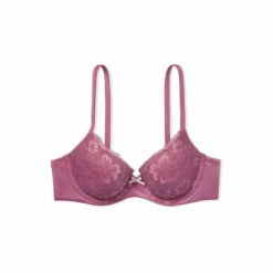 Victoria’s Secret Victoria's Secret Bordeaux Red Lace Lightly Lined Demi Bra -Victoria's Secret Shop unnamed file 4028