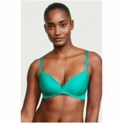 Victoria’s Secret Victoria's Secret LightlyLined Wireless Bra Capri Sea