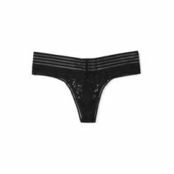 Victoria’s Secret Victoria's Secret Lace Stripe Waist Thong Panty -Victoria's Secret Shop unnamed file 407