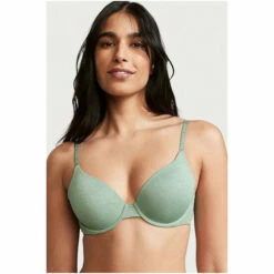 Victoria’s Secret Victoria's Secret Seasalt Green Smooth Logo Strap Lightly Lined Full Cup T-Shirt Bra