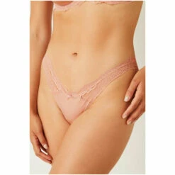 Victoria’s Secret Victoria's Secret Floral LaceTrim Cheeky Panty