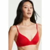 Victoria’s Secret Victoria's Secret Lipstick Red Smooth Logo Strap Lightly Lined Non Wired T-Shirt Bra -Victoria's Secret Shop unnamed file 4280