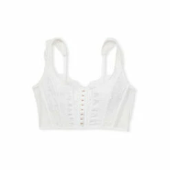 Victoria’s Secret Victoria's Secret Coconut White Lace Unlined Non Wired Corset Bra Top -Victoria's Secret Shop unnamed file 4382