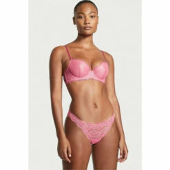 Victoria’s Secret Victoria's Secret Dahlia Pink LightlyLined Lace Demi Bra -Victoria's Secret Shop unnamed file 4385