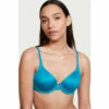 Victoria’s Secret Victoria's Secret Shoreline Blue Lace Trim Lightly Lined Full Cup Bra -Victoria's Secret Shop unnamed file 4388
