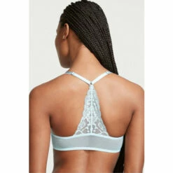 Victoria’s Secret Victoria's Secret Purity Blue Lace Front Fastening Lightly Lined T-Shirt Bra -Victoria's Secret Shop unnamed file 4411