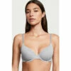 Victoria’s Secret Victoria's Secret Heather Grey Smooth Logo Strap Lightly Lined T-Shirt Bra -Victoria's Secret Shop unnamed file 4414