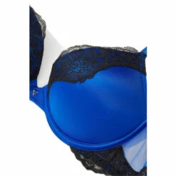 Victoria’s Secret Victoria's Secret Blue Oar Lace Trim Plunge Push Up Bra -Victoria's Secret Shop unnamed file 4467