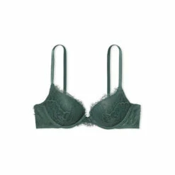 Victoria’s Secret Victoria's Secret Midnight Jade Green Lace Push Up Bra -Victoria's Secret Shop unnamed file 4578