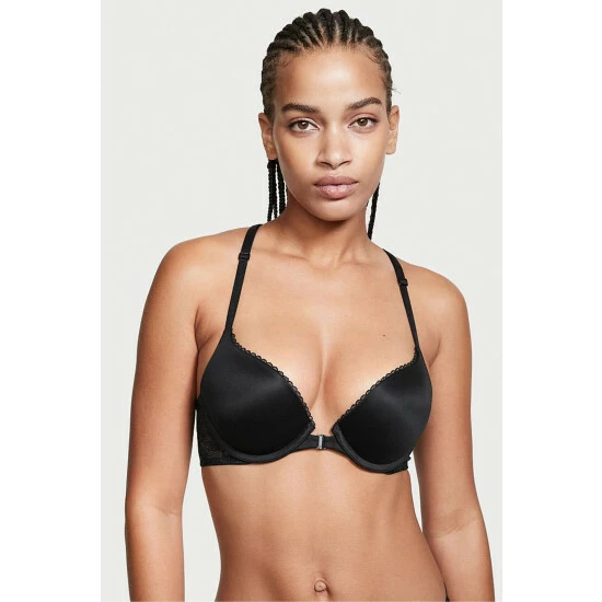 unnamed-file-4587.jpg Victoria’s Secret Victoria's Secret Black Lace Trim Front Fastening Push Up Bra -Victoria's Secret Shop unnamed file 4587