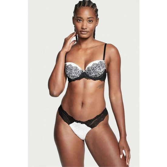 unnamed-file-4593.jpg Victoria’s Secret Victoria's Secret Black And White Smooth Lace Wing Lightly Lined Demi Bra -Victoria's Secret Shop unnamed file 4593