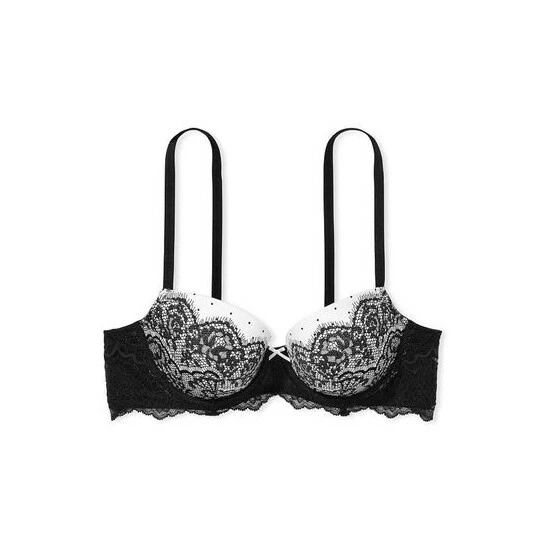 unnamed-file-4595.jpg Victoria’s Secret Victoria's Secret Black And White Smooth Lace Wing Lightly Lined Demi Bra -Victoria's Secret Shop unnamed file 4595
