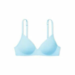 Victoria’s Secret Victoria's Secret Breaker Blue Smooth Logo Strap Lightly Lined Non Wired T-Shirt Bra -Victoria's Secret Shop unnamed file 4664