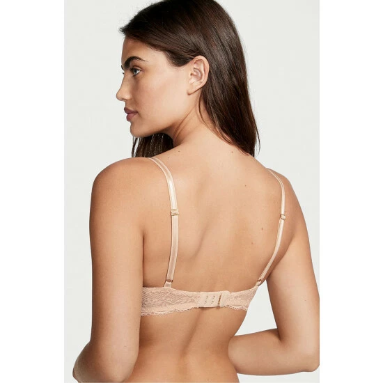 unnamed-file-4710.jpg Victoria’s Secret Victoria's Secret Champagne Nude Lace Plunge Lightly Lined Half Pad Bra -Victoria's Secret Shop unnamed file 4710