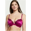 Victoria’s Secret Victoria's Secret Pink Lace Trim Plunge Push Up Bra