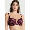 Victoria’s Secret Victoria's Secret Peony Print Burgundy Purple Smooth Lace Wing Lightly Lined Demi Bra -Victoria's Secret Shop unnamed file 4816