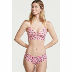 Victoria’s Secret Victoria's Secret Angel Pink Flutter Lace Unlined Bralette -Victoria's Secret Shop unnamed file 4857