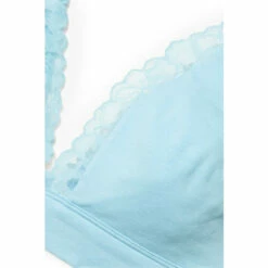 Victoria’s Secret Victoria's Secret Breaker Blue Cotton Lace Trim Unlined Bralette -Victoria's Secret Shop unnamed file 4875