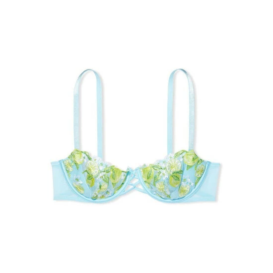 unnamed-file-4900.jpg Victoria’s Secret Victoria's Secret Breaker Blue Embroidered Unlined Balcony Bra -Victoria's Secret Shop unnamed file 4900