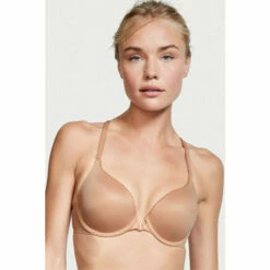 Victoria’s Secret Victoria's Secret Toasted Sugar Nude Smooth Front Fastening Full Cup Push Up Bra