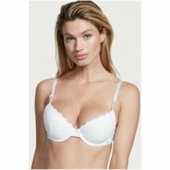 Victoria’s Secret Victoria's Secret Sexy T-Shirt Lightly Lined Demi Bra In Eyelet Lace