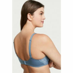 Victoria’s Secret Victoria's Secret Faded Denim Blue Lace Trim Lightly Lined Full Cup Bra -Victoria's Secret Shop unnamed file 4971