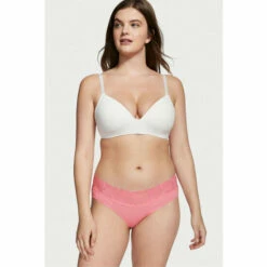 Victoria’s Secret Victoria's Secret Lace Waist Cotton Hiphugger Panty