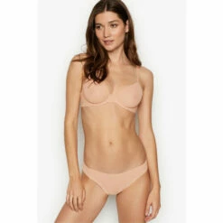 Victoria’s Secret Victoria's Secret Soft Blush Nude Sheer Mesh Plunge Unlined Bra -Victoria's Secret Shop unnamed file 5000