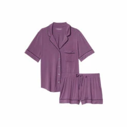 Victoria’s Secret Victoria's Secret Mulberry Purple Modal Short Pajama Set