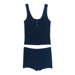 Victoria’s Secret Victoria's Secret Ribbed Modal Short Pyjamas Black -Victoria's Secret Shop unnamed file 5233