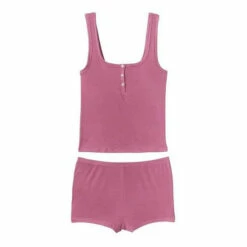 Victoria’s Secret Victoria's Secret Ribbed Modal Short Pyjamas Black -Victoria's Secret Shop unnamed file 5238